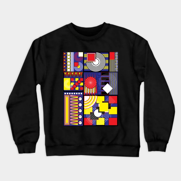 Geometric Pattern Crewneck Sweatshirt by EEJimenez
